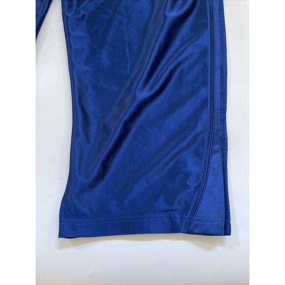 VTG Adidas Pants SHINY Dazzle Tearaway Snap Size XL 3 Stripe Baggy Retro Y2K 90s - Picture 7 of 15